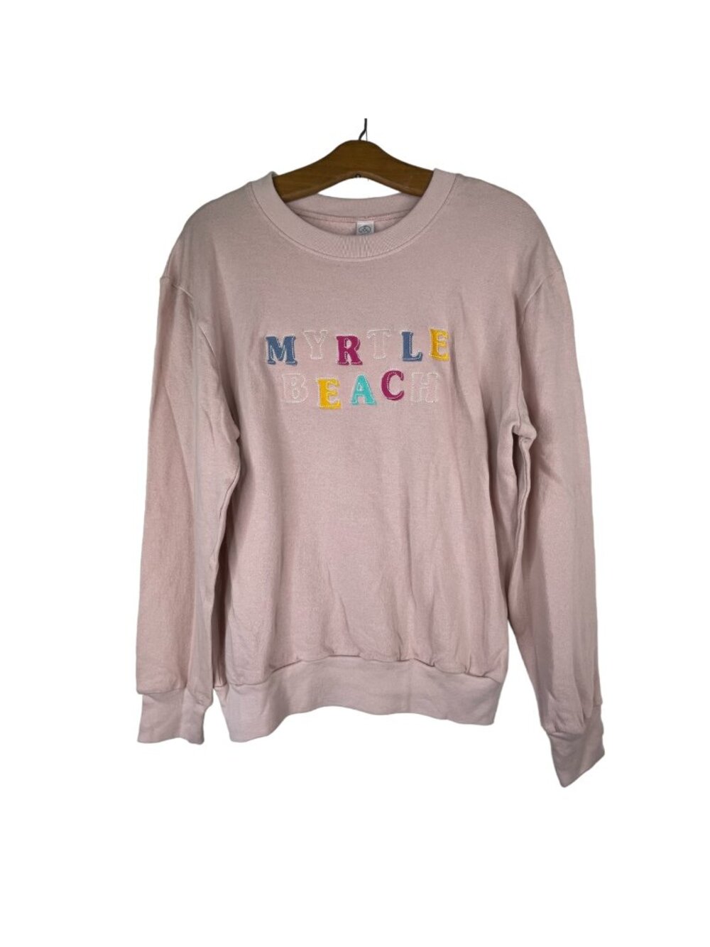 Myrtle Beach Pullover Sweatshirt Alternative Medium Classic Crewneck NEW